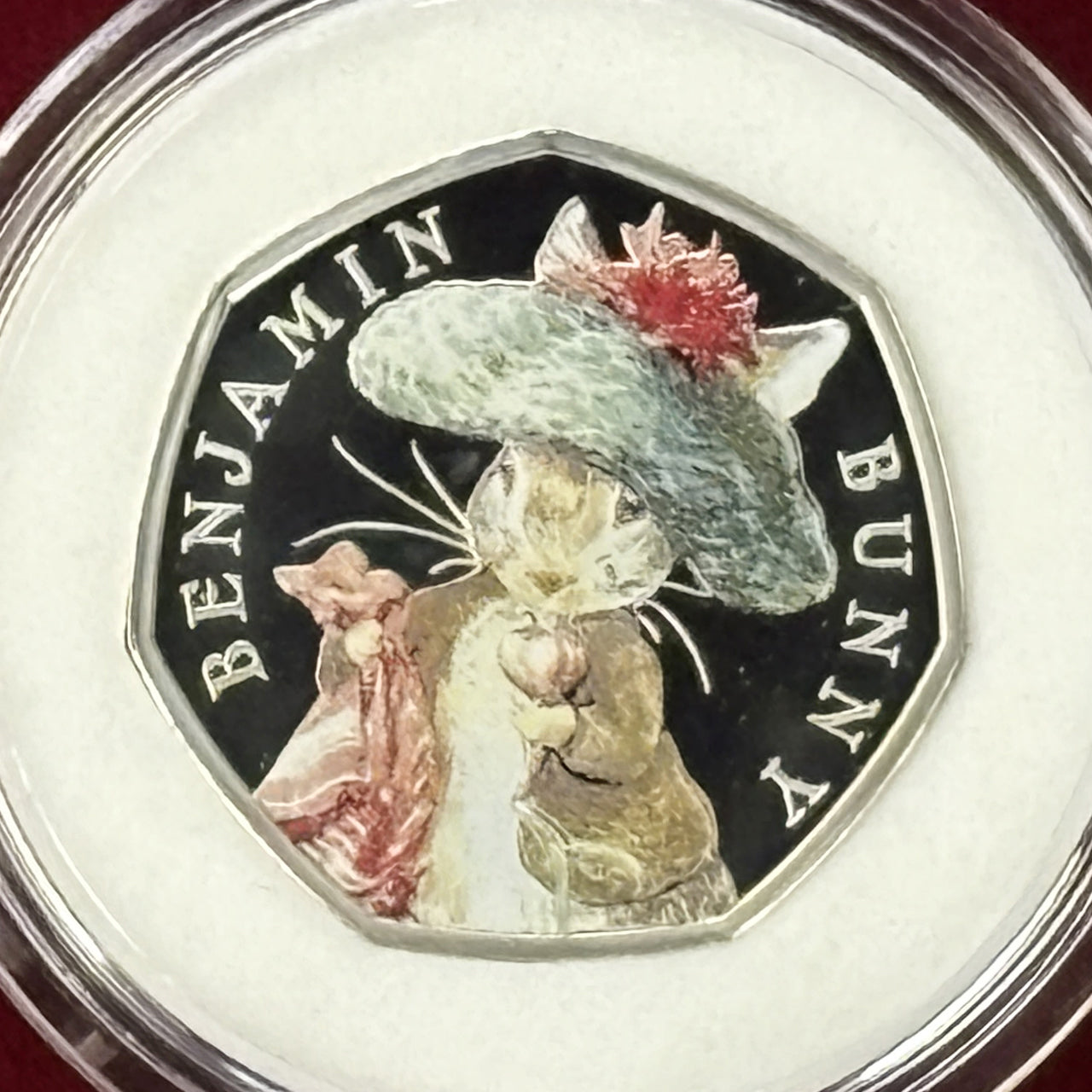 ベンジャミン バニー　銀貨 50ペンス　2017年発行　純銀貨幣　未使用 イギリス】ベンジャミン・バニー 50ペンス 銀貨 プルーフ 2017 絵本付