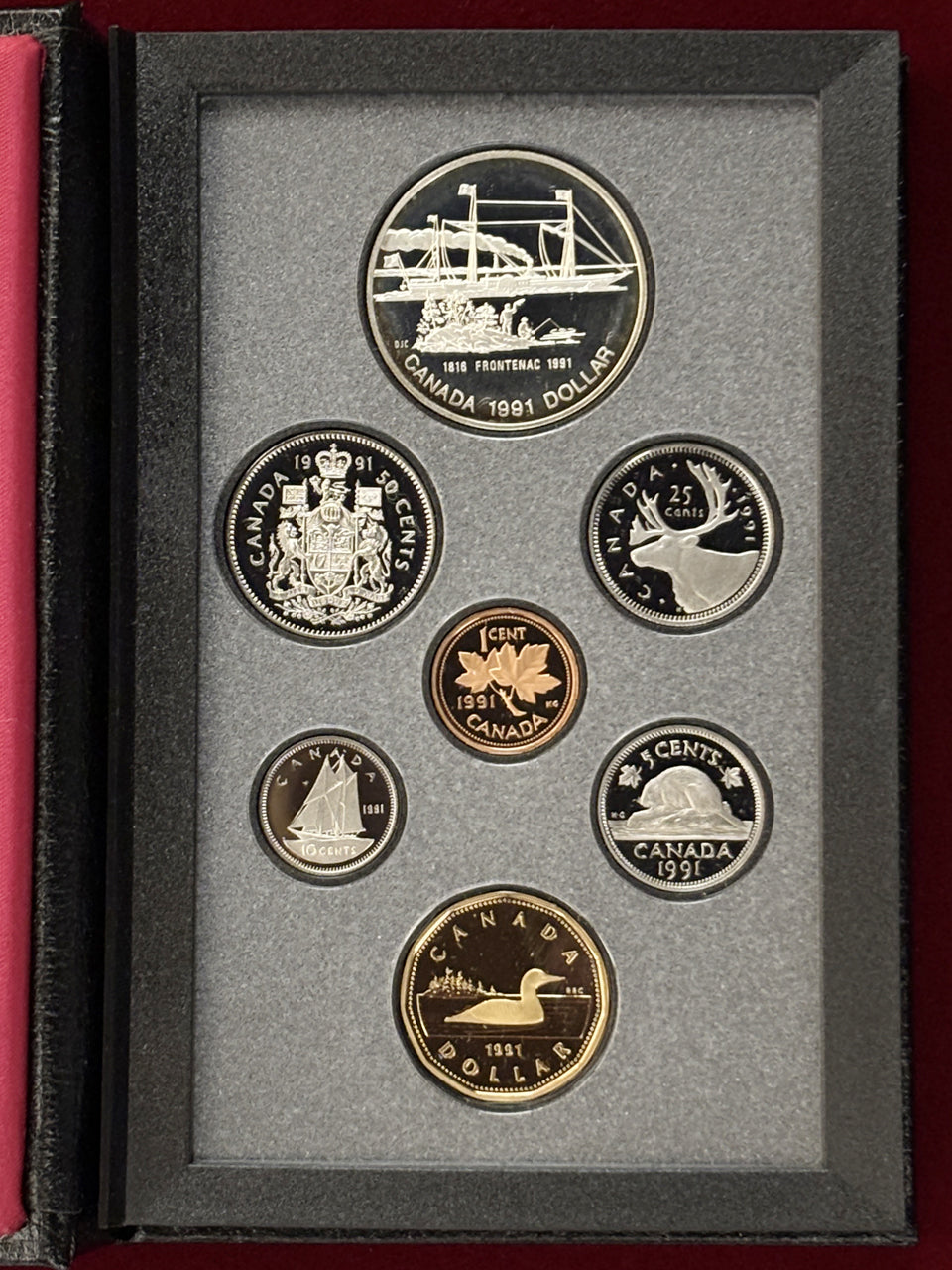 カナダ】プルーフセット7枚組 1991［C-0000097］ – ワールドコインズ
