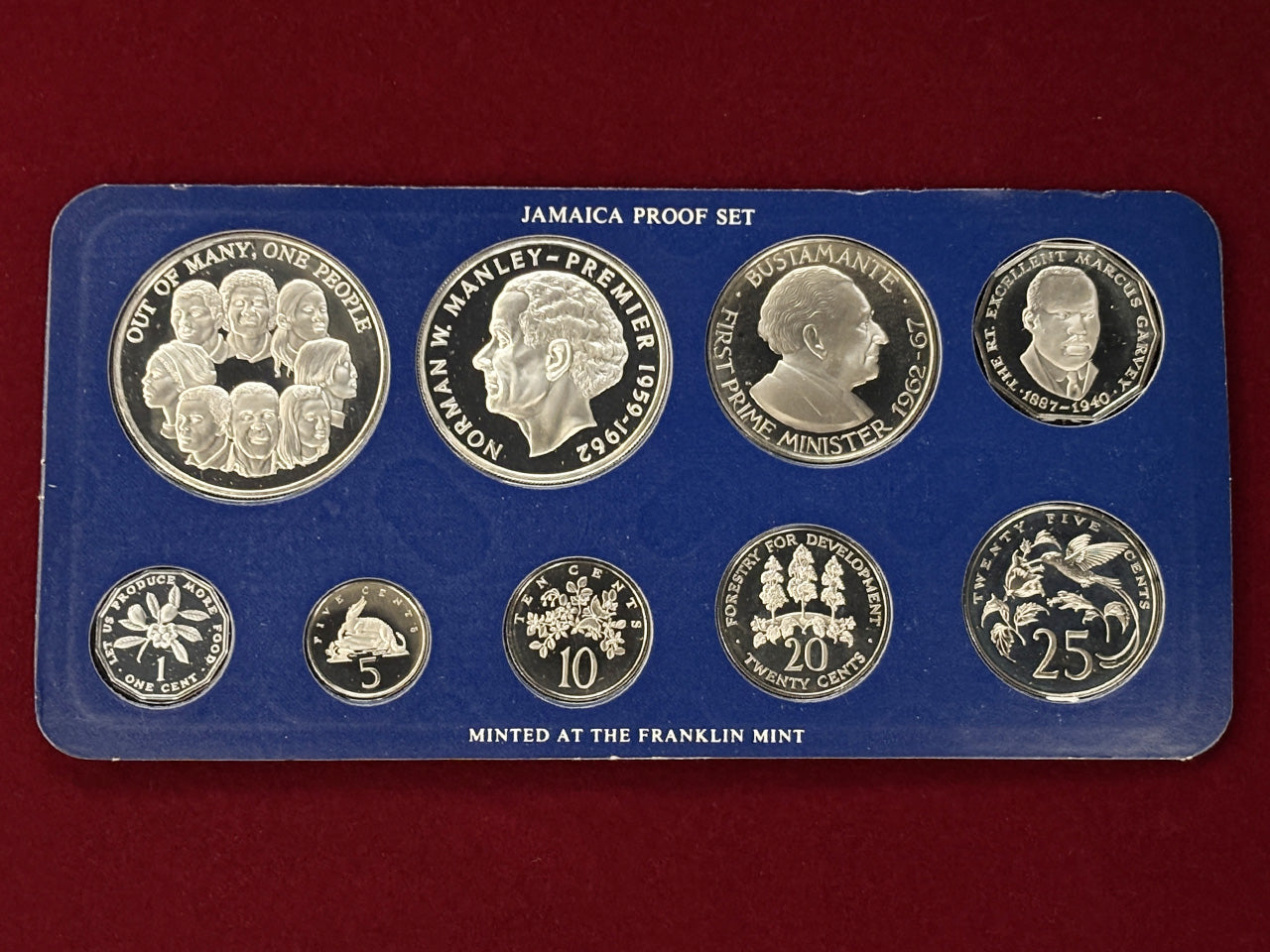 ジャマイカ】プルーフセット 9枚組 1978［C-0000194