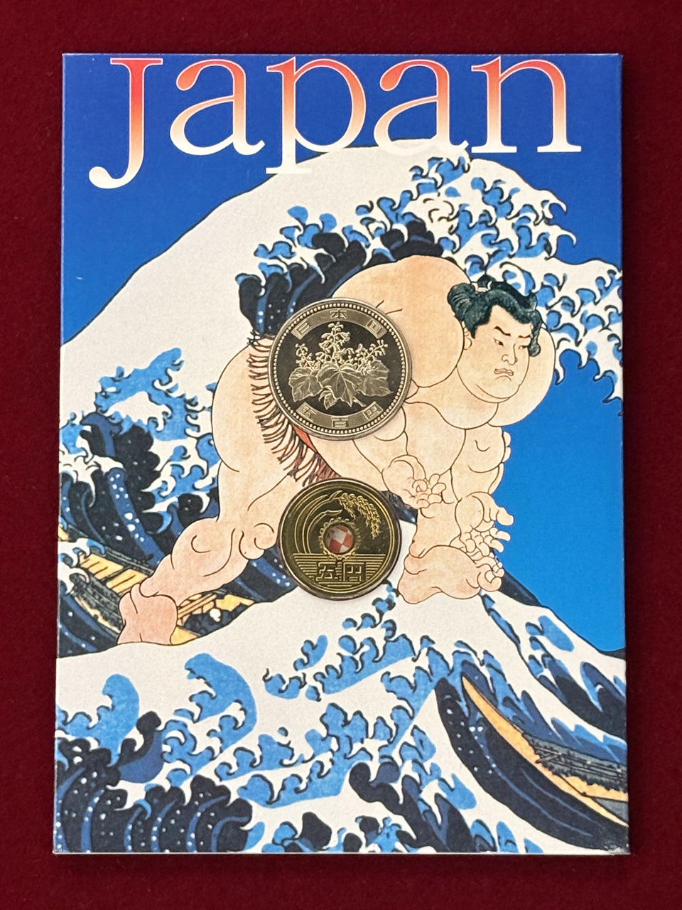 【日本】錦絵 コインセット 2枚組 平成13(2001)［C-0000394］