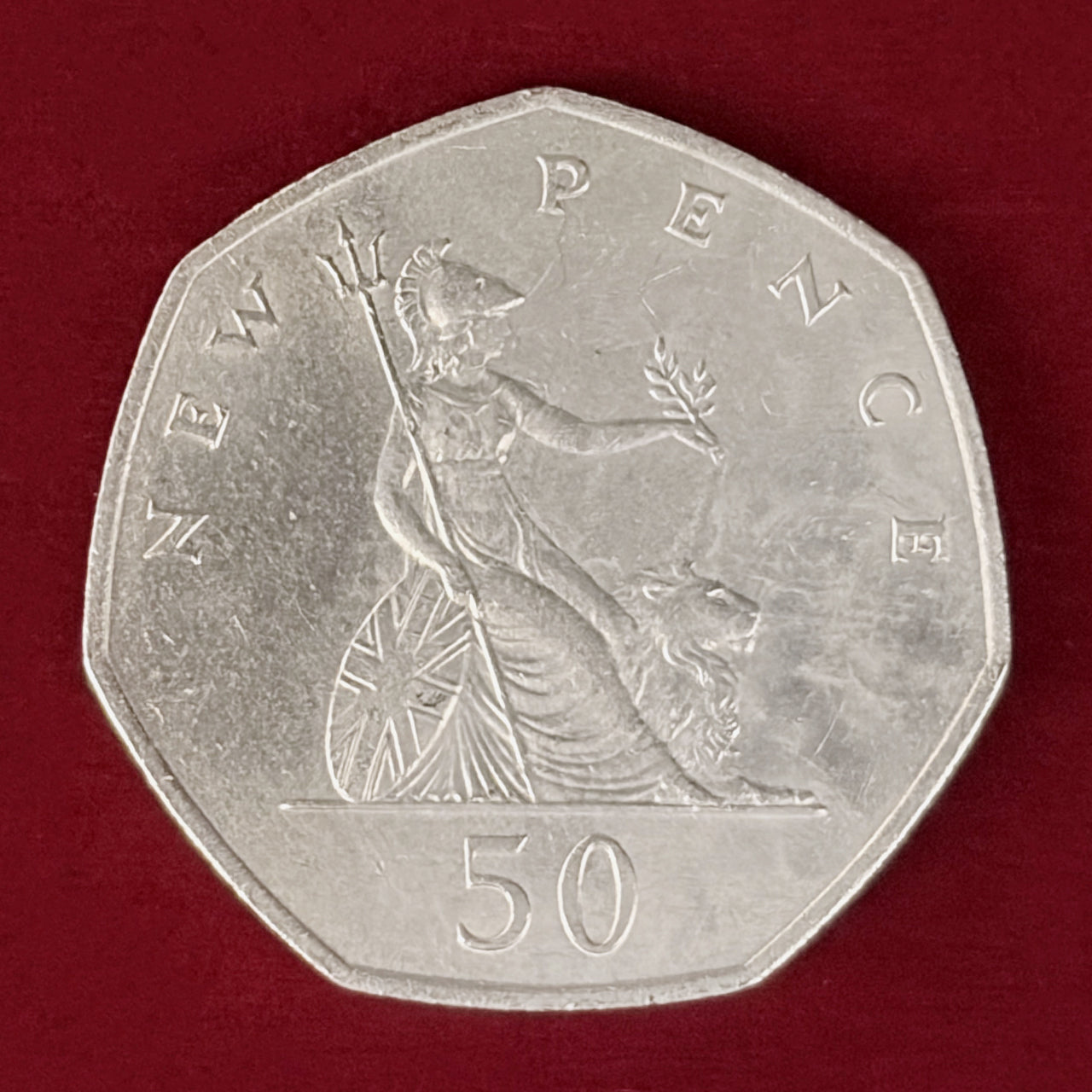 イギリス】50ペンス 白銅貨 1969［C-0001099］ – ワールドコインズ