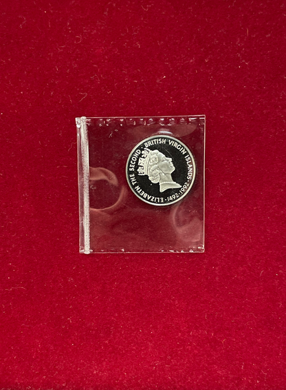 [British Virgin Islands] 1000 Dollars Platinum Coin Commemorating the 500th Anniversary of the Discovery of America Proof 1992 with Case [A-0000006]