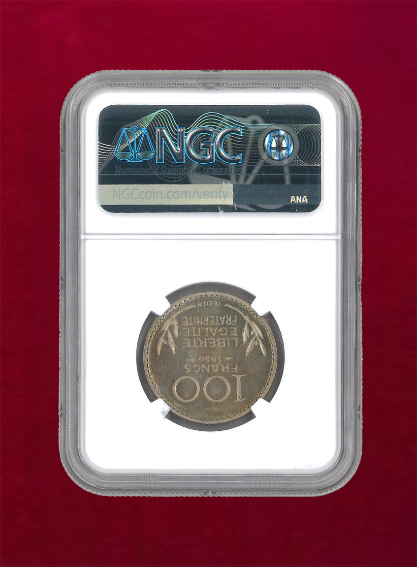 フランス】100フラン 1950 ESSAI FRANCE NGC MS66［C-0000008］ – ワールドコインズ・ジャパン