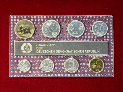 [East Germany] Mint set, 8 discs, 1989 [C-0000029]