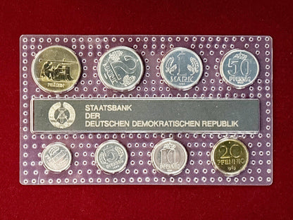 [East Germany] Mint set, 8 discs, 1989 [C-0000029]