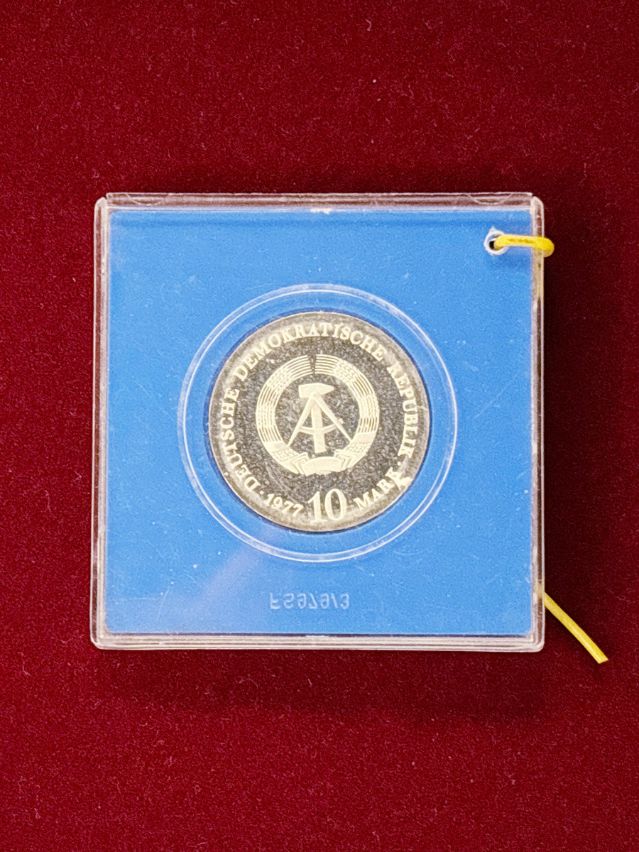 [East Germany] Gerike 375th Anniversary Proof 10 Mark 1977 [B-0000056]