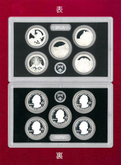 [USA] Silver Proof Set 14 pieces 2012 [C-0000031]