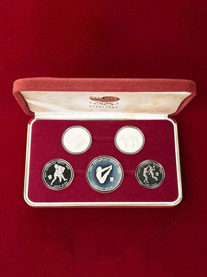 [Korea] Seoul Olympics Commemorative Proof Set of 5 1988 [C-0000034]