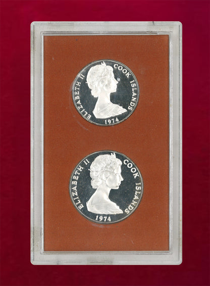 [Cook Islands] Proof Set, 9 pieces, 1974 [C-0000037]