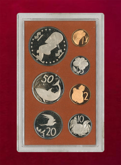 [Cook Islands] Proof Set, 9 pieces, 1974 [C-0000037]