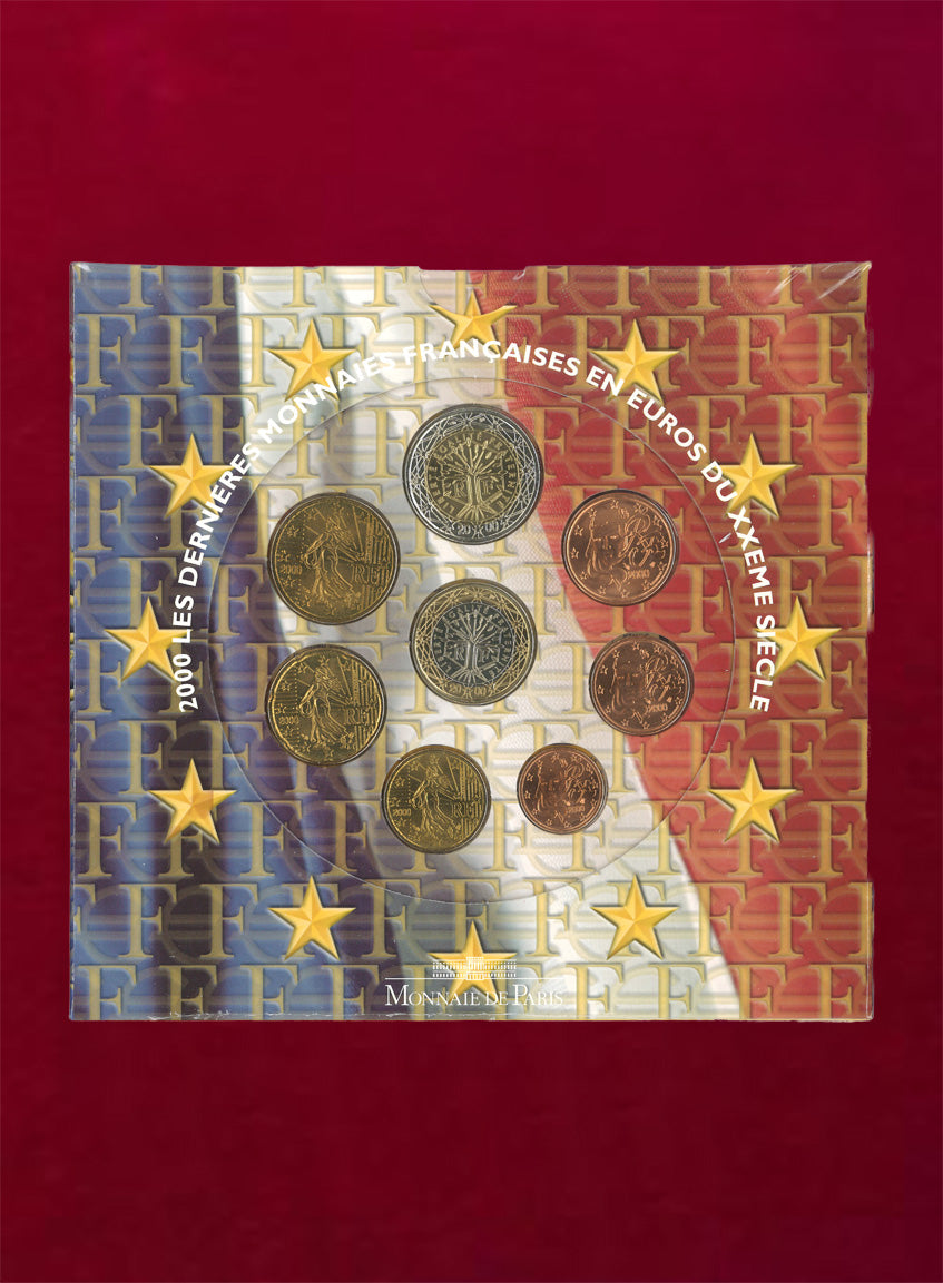 [France] Euromint Set 1999-2002 4-year set [C-0000042]