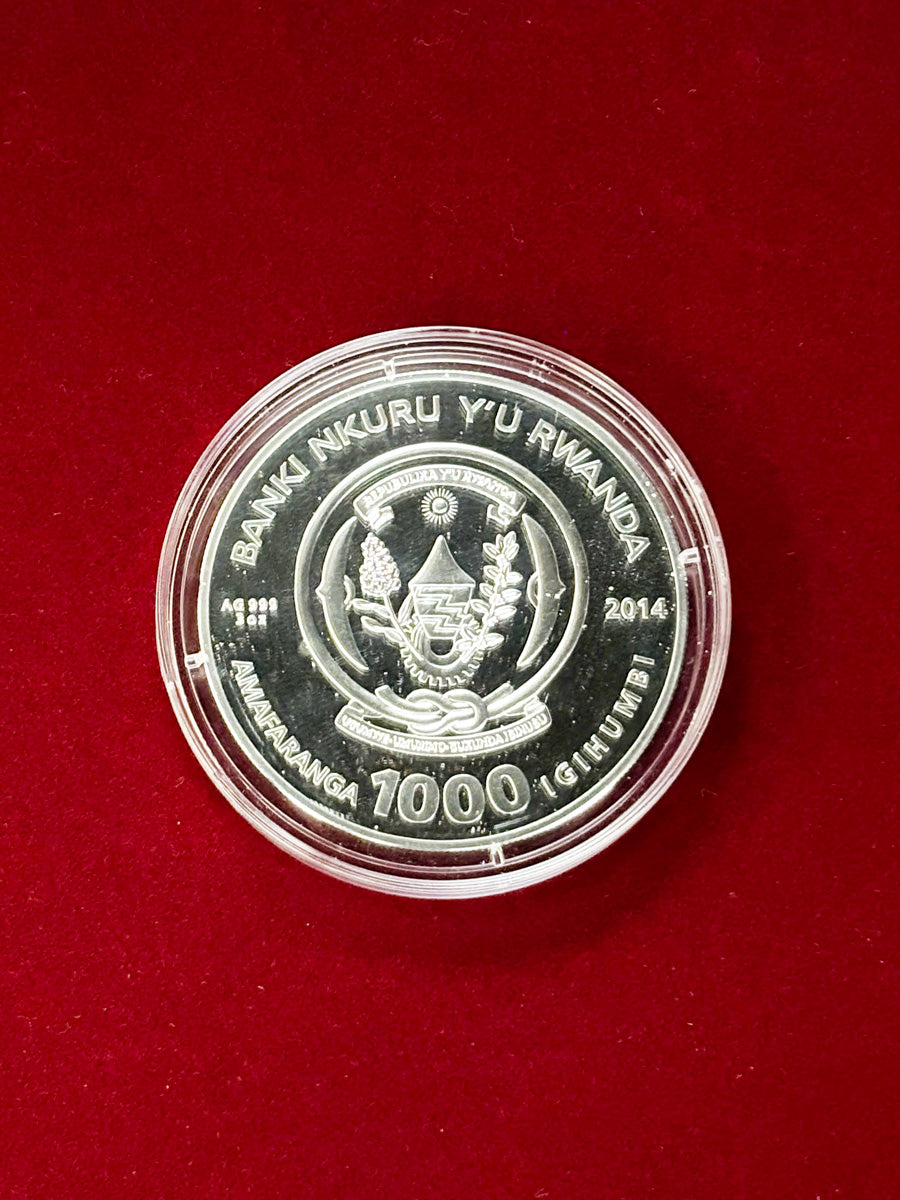 [Rwanda] 1000 Franc Silver Coin 2014 Year of the Horse Proof [B-0000055]