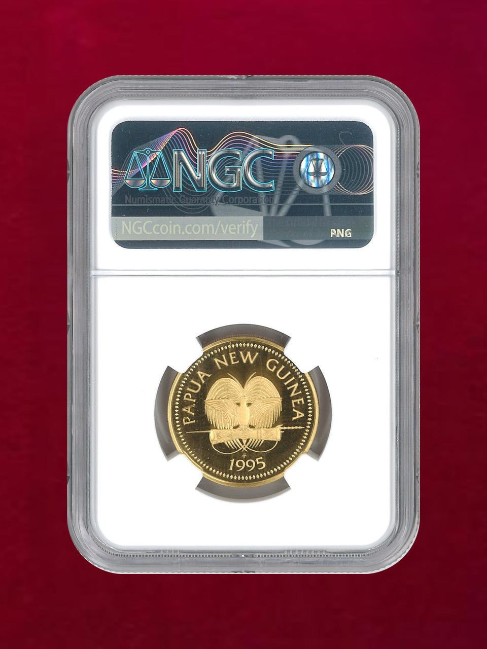 [Papua New Guinea] 100 Kina Gold Coin 1995 INDEPENDENCE ANNIVERSARY NGC PF68 ULTRA CAMEO [A-0000011]