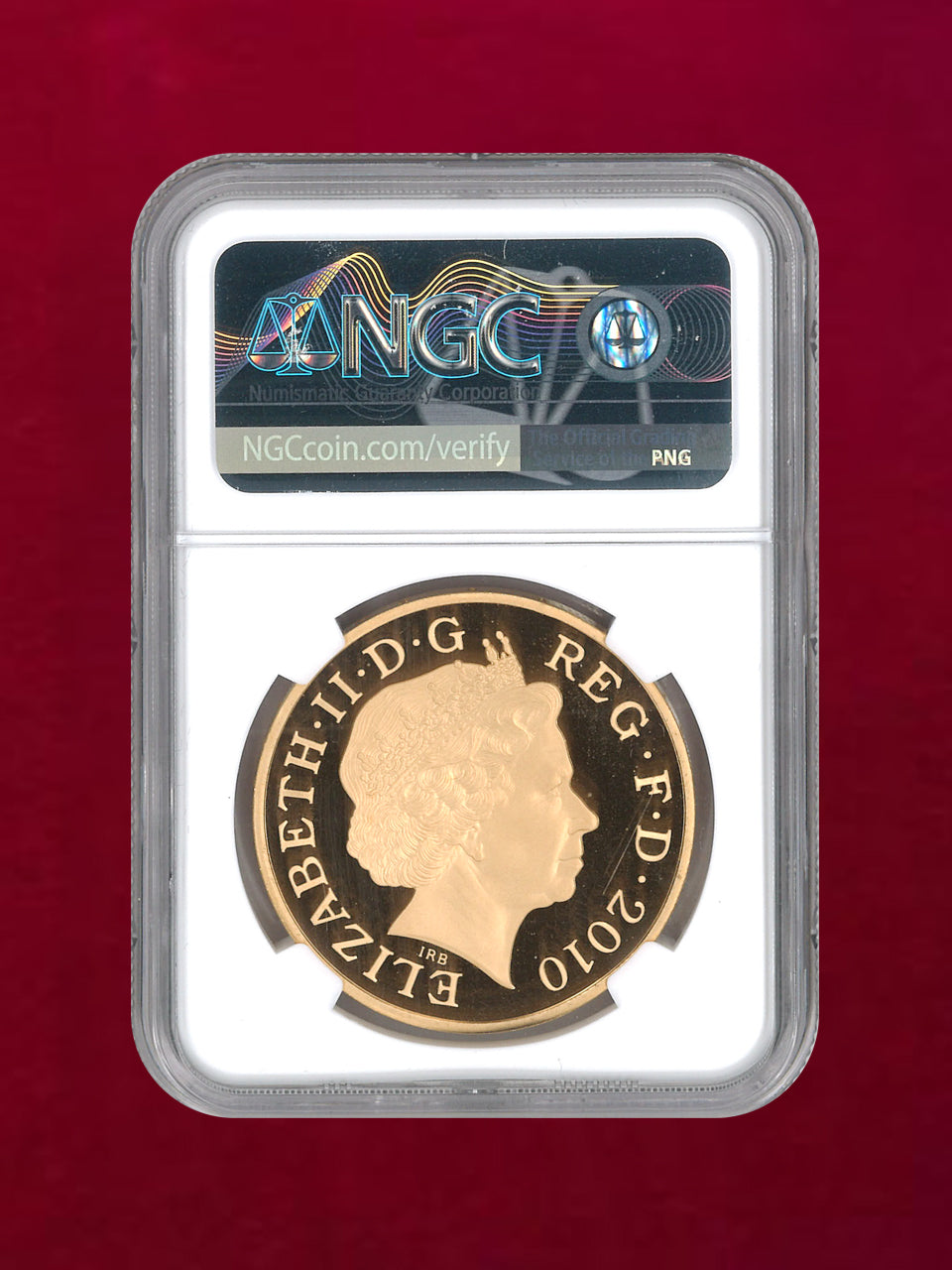 [UK] 5 pound gold coin 2010 RESTRATION OF MONARCHY NGC PF69 ULTRA CAMEO [A-0000016]