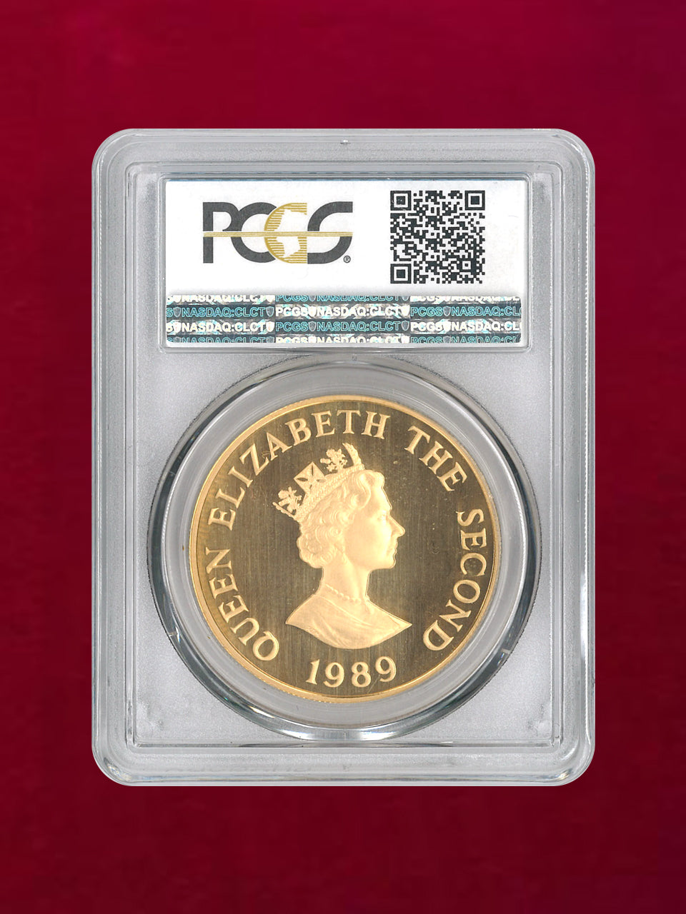 [Alderney] 2 pound gold coin 1989 Royal Visit Gold PCGS PR67DCAM [A-0000017]