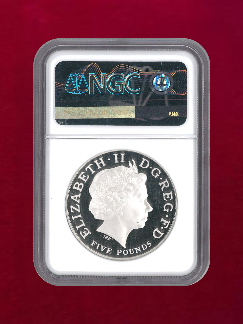 [UK] 5 pound platinum coin 2008 PIEFORT ELIZABETH I 450TH ANNIV. OF ACCESSION NGC PF68 ULTRA CAMEO [A-0000023]