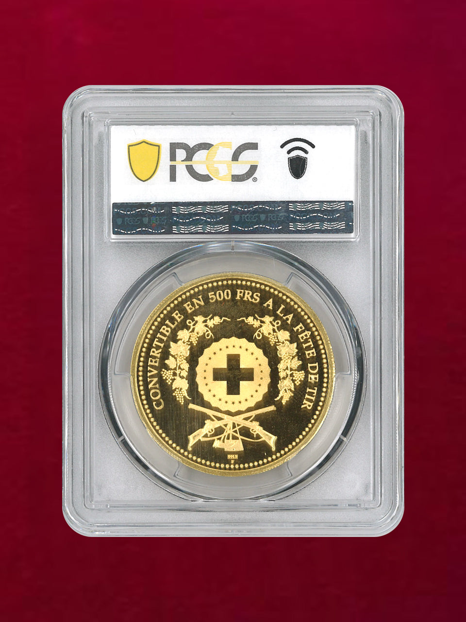 [Switzerland] 500 Swiss Franc Gold Coin 2000 Shooting Festival Bere PCGS PR69DCAM [A-0000027]