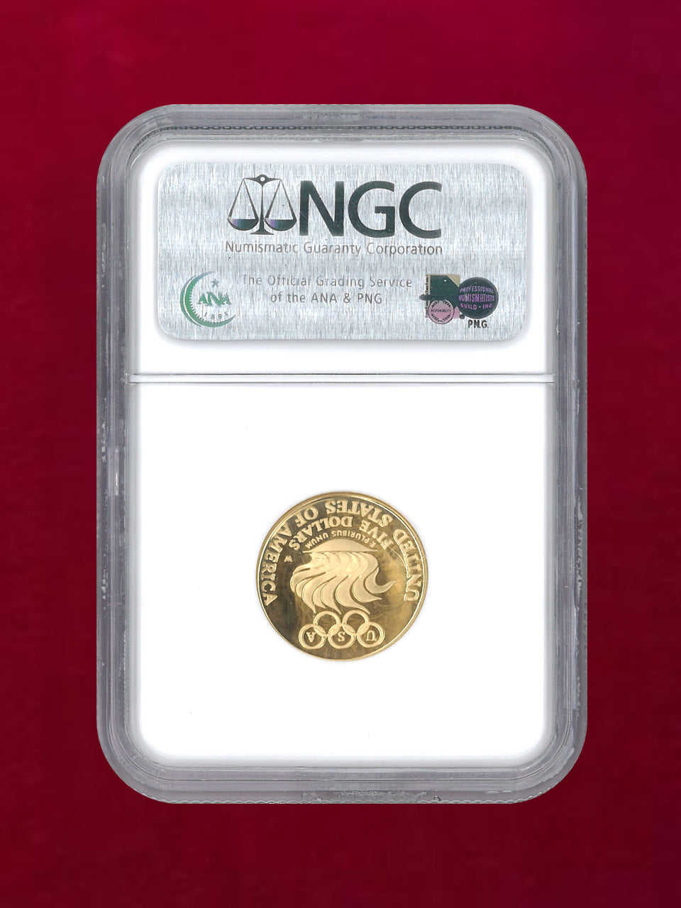 [USA] 5 dollar gold coin 1988W US VAULT COLLECTION 1998 OLYMPICS NGC PF70 ULTRA CAMEO [A-0000033]