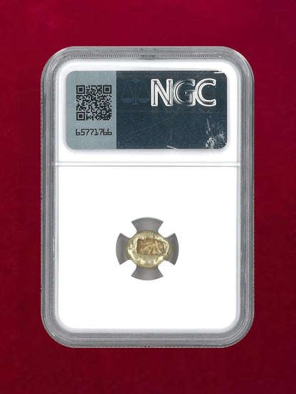 【リディア王国】c.610-546BC EL Third Stater(4.73g) NGC XF 4/5 3/5 marks［A-0000062］