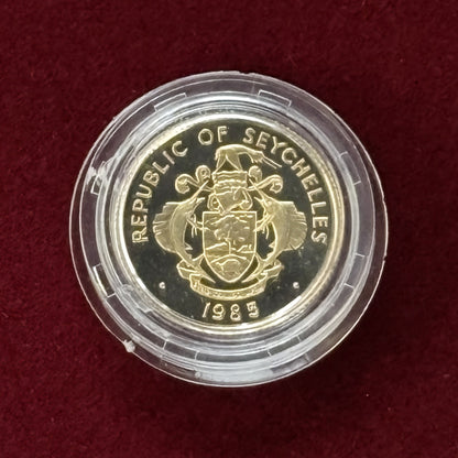 [Seychelles] 500 Rupee Gold Coin Proof 1985 [A-0000070]