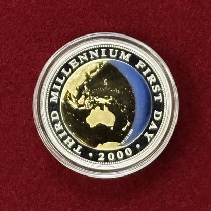 [Australia] 20 dollar gold and silver bimetal millennium coin proof 2000 [A-0000072]