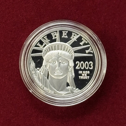 [USA] 100 dollar platinum proof coin 2003 [A-0000075]