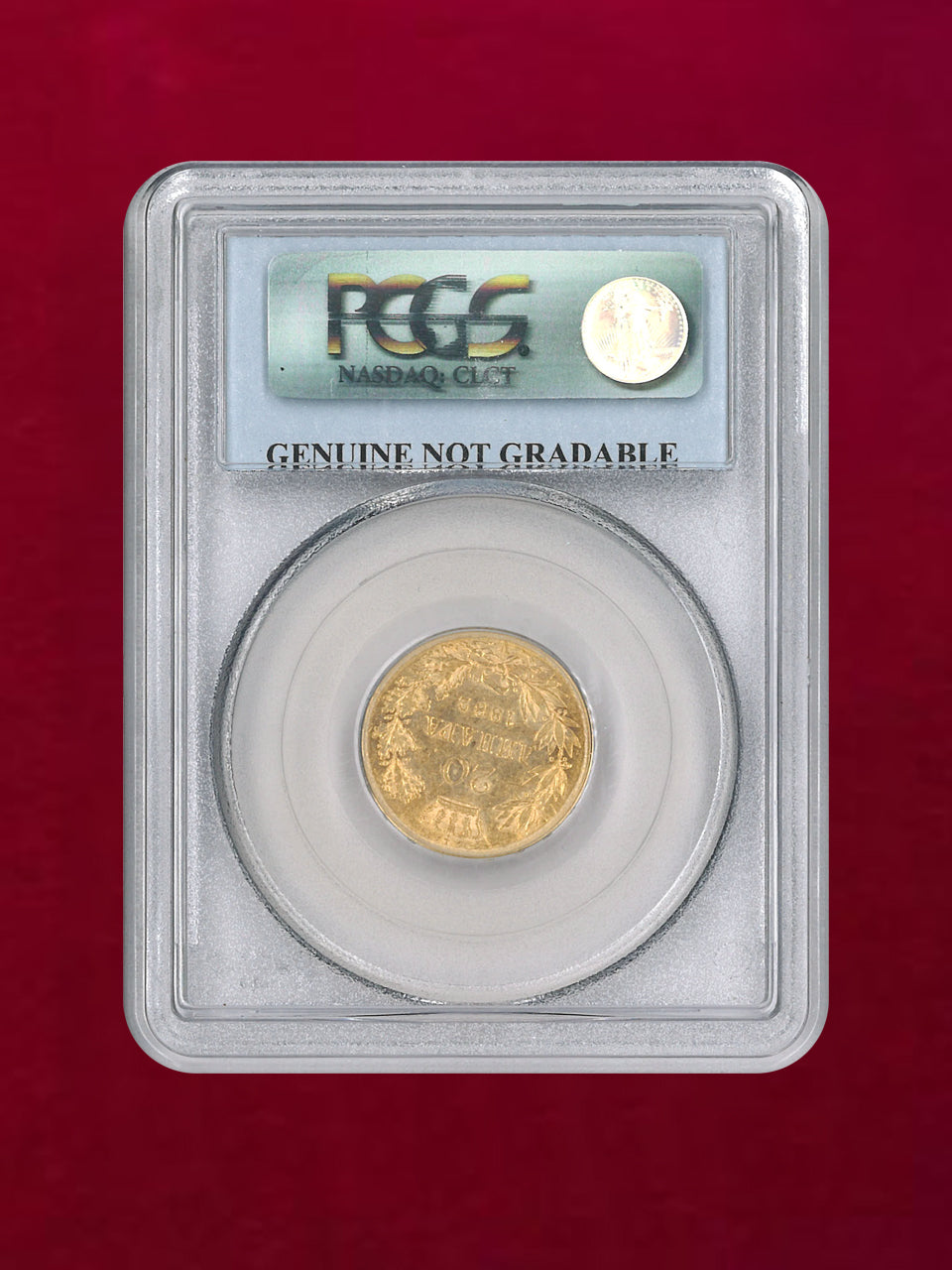 【セルビア】20ディナール金貨 1882V PCGS Genuine［A-0000082］