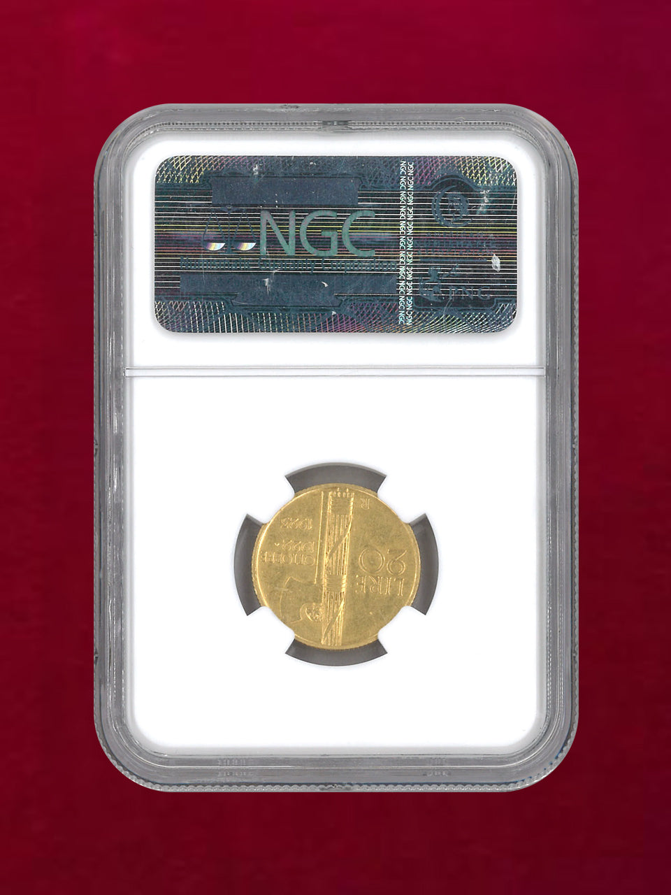 イタリア】20リラ 金貨 FASCIST ANNVERSARY 1923R NGC XF 45［A