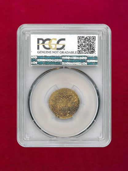 【ドイツ・ヴェルテンベルク】グルデン 金貨 Wurttemberg 1710 PCGS Mount Removed-AU Detail［A-0000112］