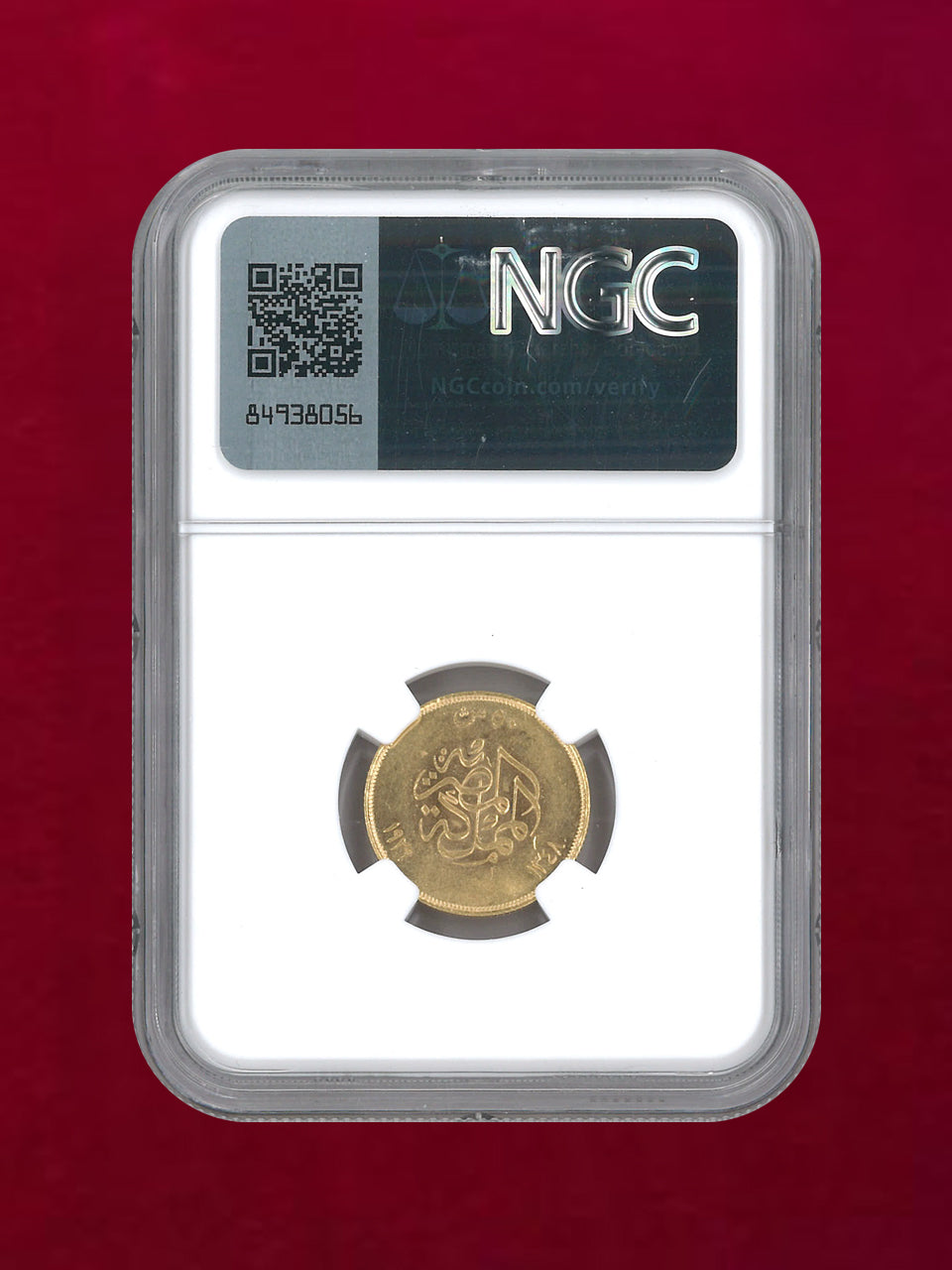 【エジプト】50ピアストラ 金貨 AH1348(1929) NGC UNC DETAILS OBV SCRATCHED［A-0000118］