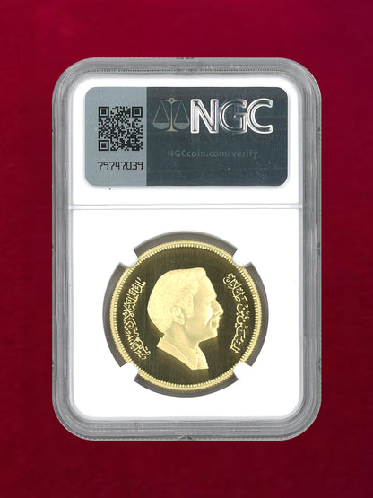 【ヨルダン】50ディナール 金貨 HOUBARA BUSTARD CONVERSATION AH1397//1977 NGC PF 70 ULTRA CAMEO［A-0000137］