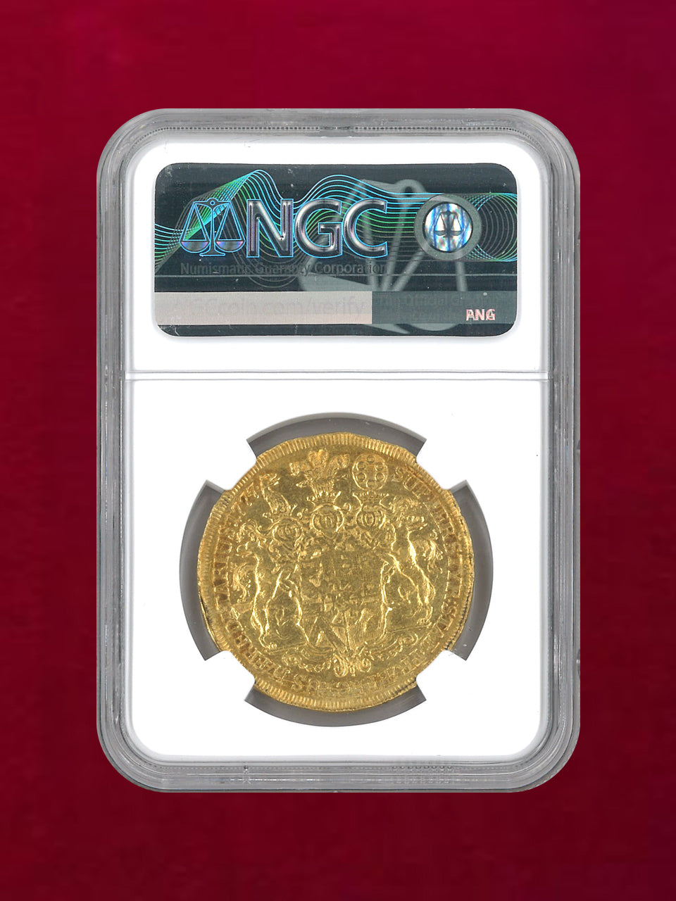 オーストリア・ウィンディッシュ・グレーツ】5デュカット 金貨