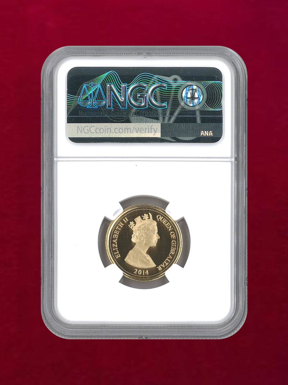 [Gibraltar] Sovereign Gold Coin Queen Elizabeth II 88th Anniv. of Birt ...