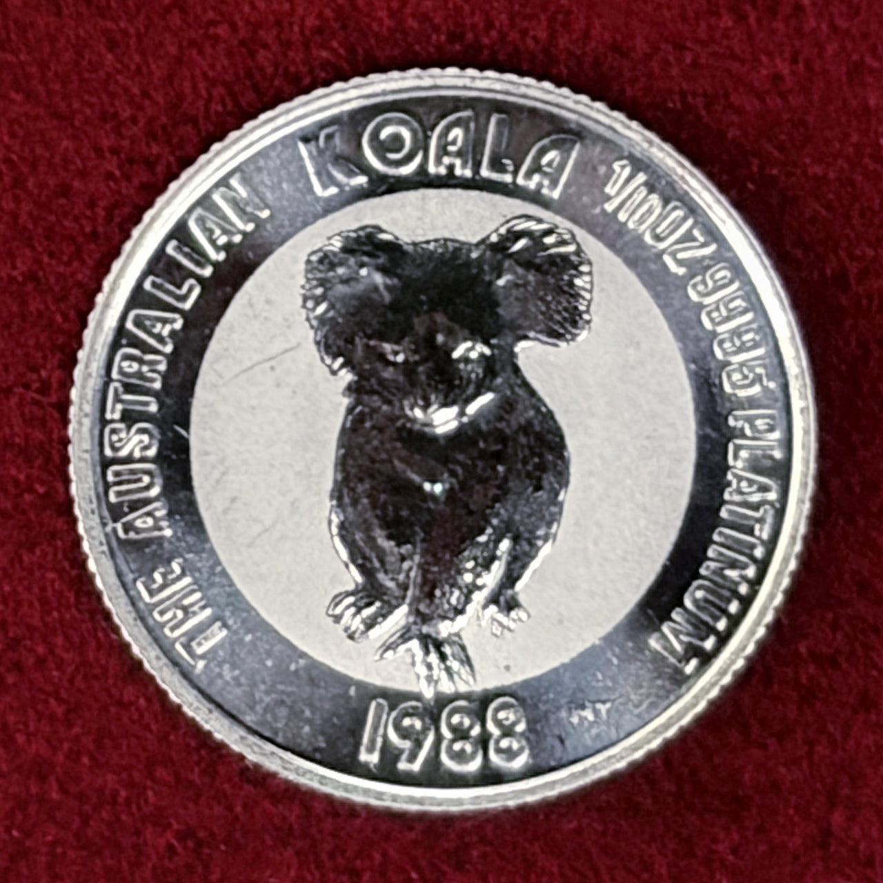 【オーストラリア】コアラ 15ドル プラチナ貨 1/10オンス 1988［A-0000229］