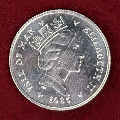 【マン島】ノーブルプラチナコイン 1/10ノーブル 1/10オンス 1985［A-0000237］