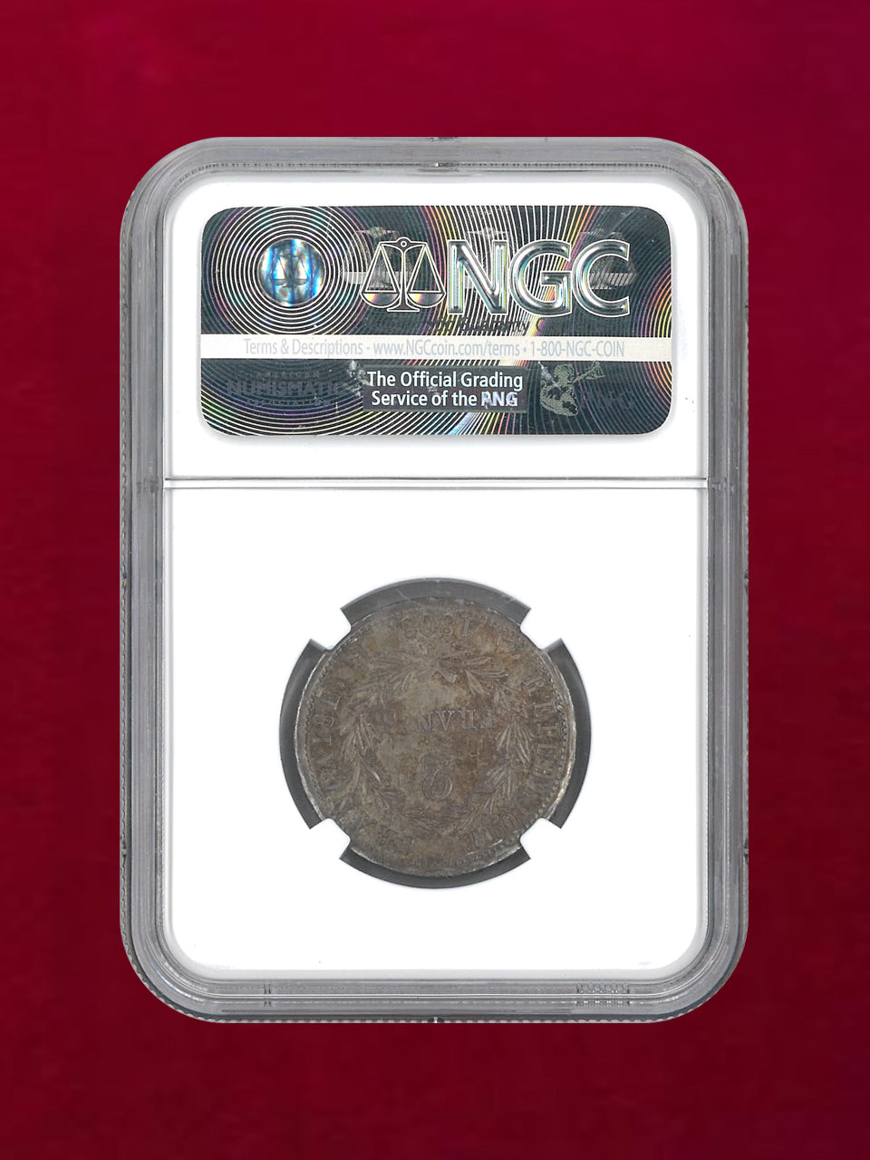 フランス】2フラン 銀貨 1808B NGC AU 58［B-0000173］ – ワールド