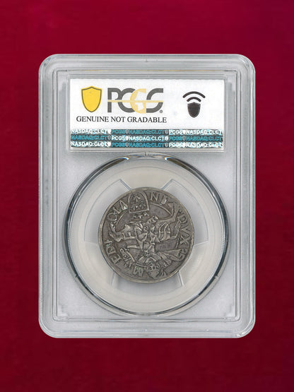 【フランス】テストン銀貨 1499-12 PCGS Genuine Repaired-VF Detail［B-0000176］