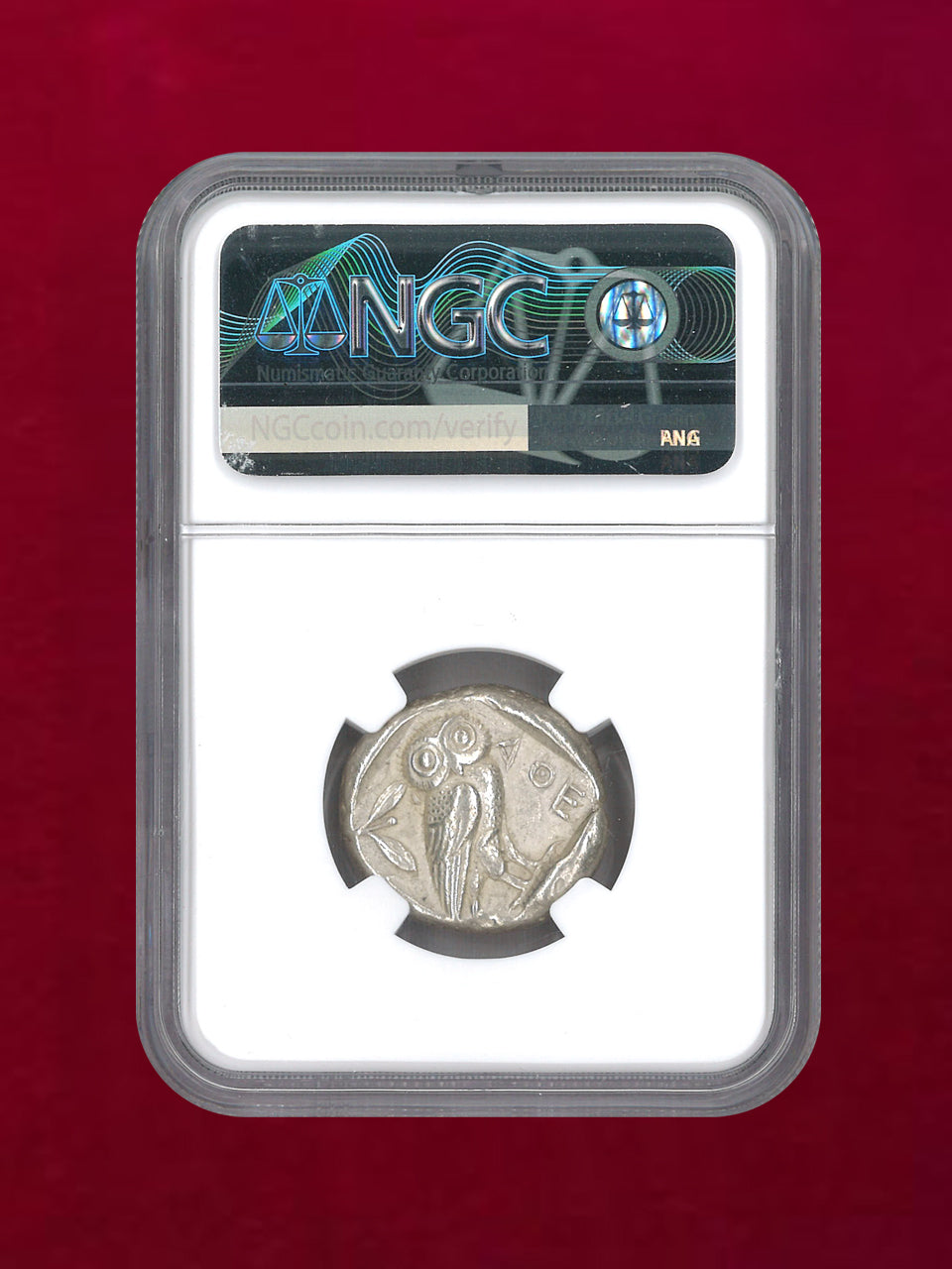 [Attica, Athens] c.455-440BC AR Tetradrachm (17.04g) NGC Ch XF 5/5 4/5 [B-0000182]