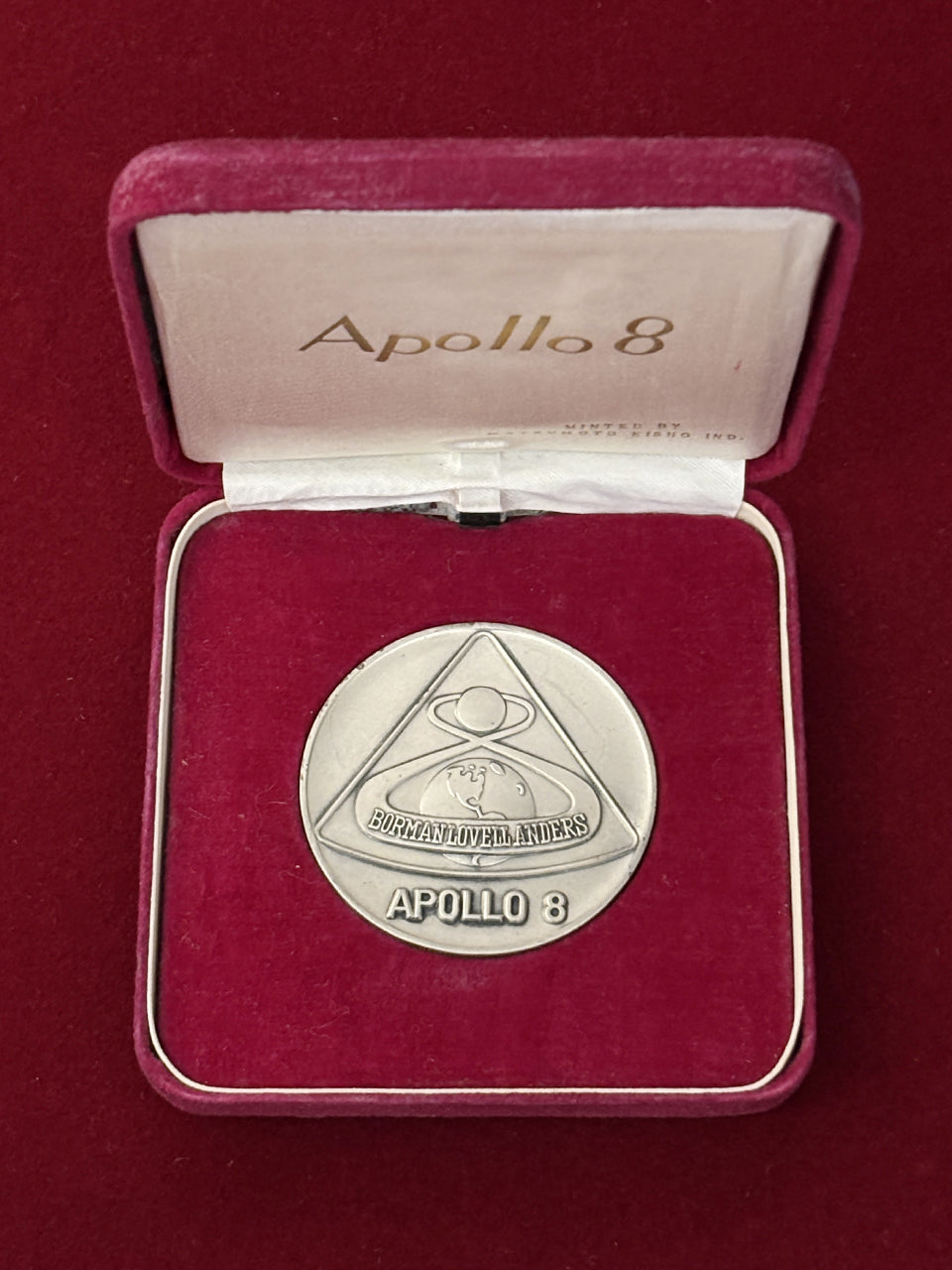 [Japan] Apollo 8 Pure Silver Medal 1968 [B-0000201]