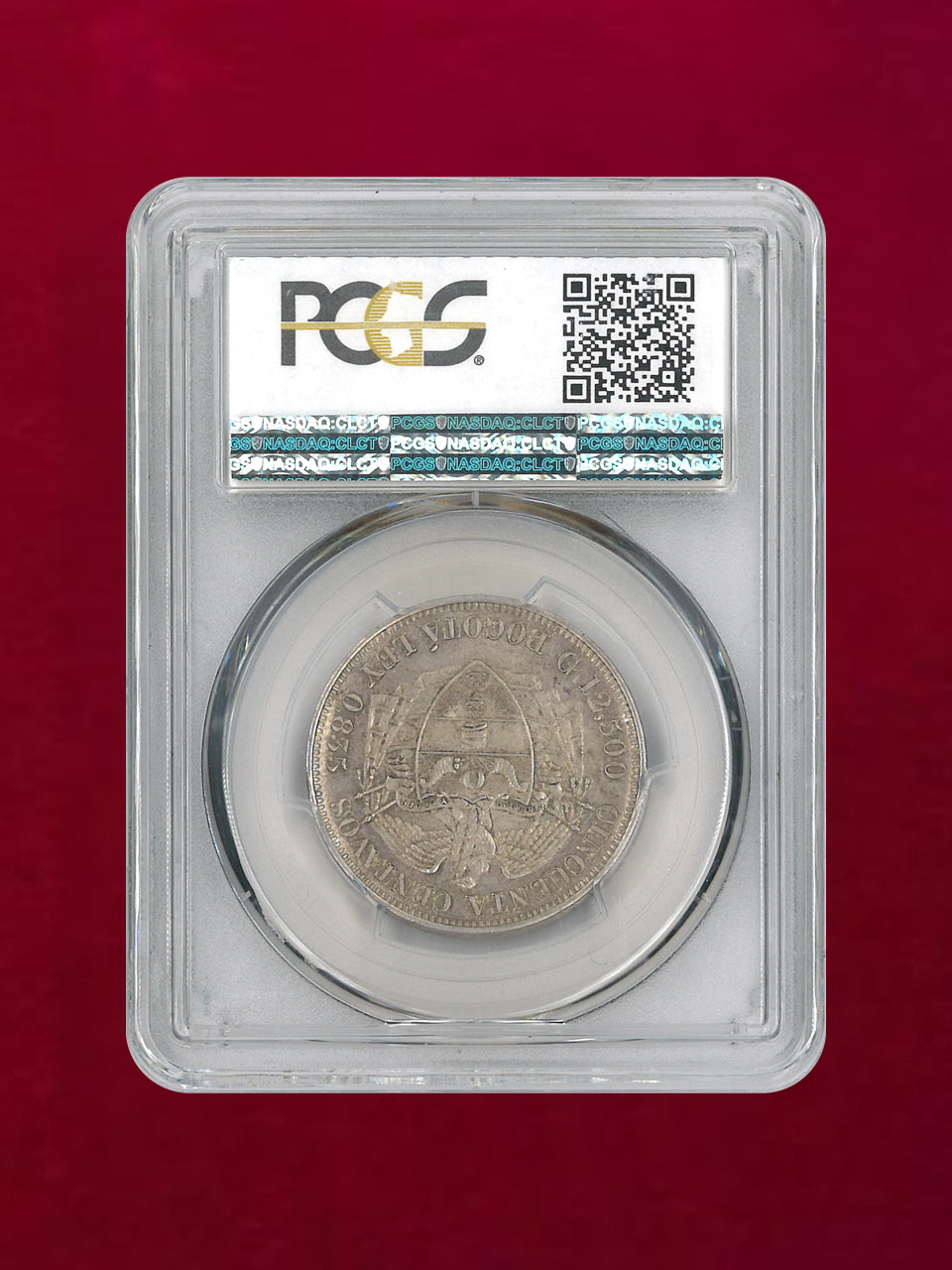 [Colombia] 50 centavo silver coin 1900 PCGS SP58 [B-0000206]