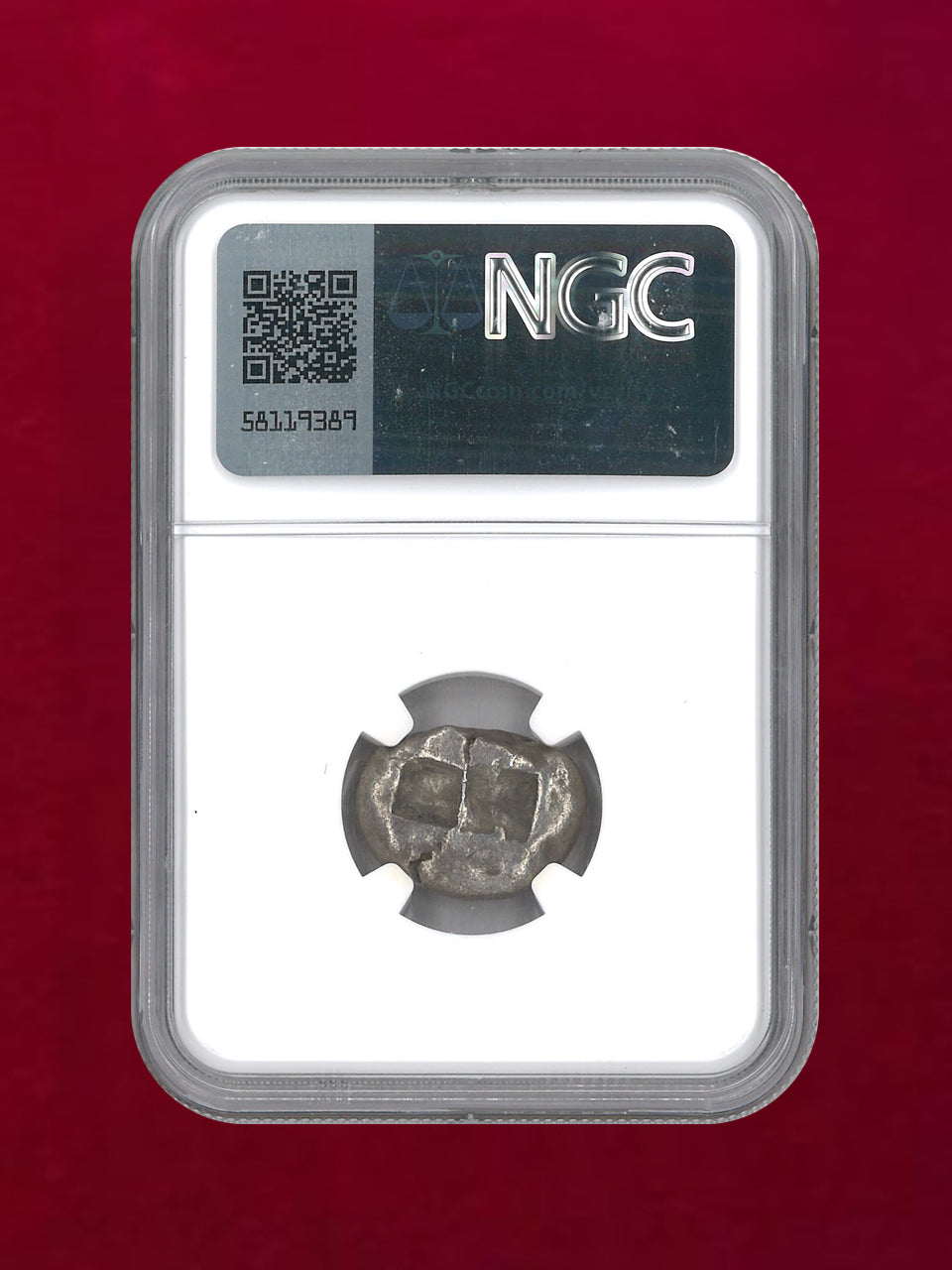 【リディア王国】Croesus. 561-546BC AR Stater(10.50g) NGC Ch VF 5/5 3/5 marks［B-0000223］