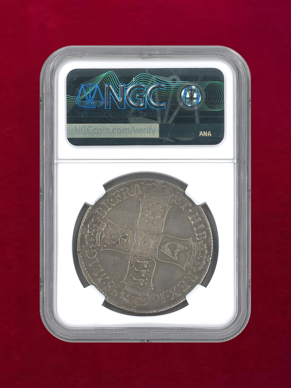 1円スタート!☆NGC XF40 イギリス 1クラウン銀貨 1891 ビクトリア
