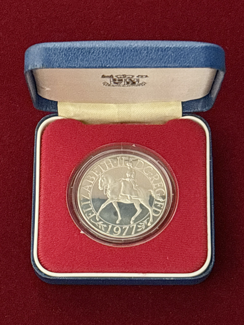 イギリス】25ペンス 銀貨 プルーフ 1977［B-0000298］ – ワールド