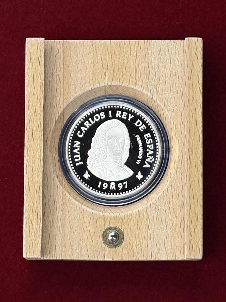 スペイン】2000ペセタ 銀貨 プルーフ 1997［B-0000306］ – ワールド