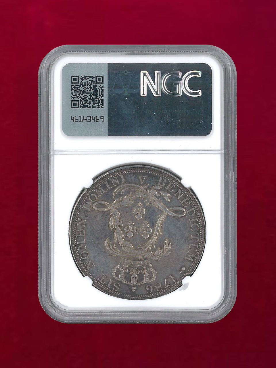 外国銀貨 フランス】エキュ 銀貨 ESSAI 1786A NGC PF 61［B-0000371