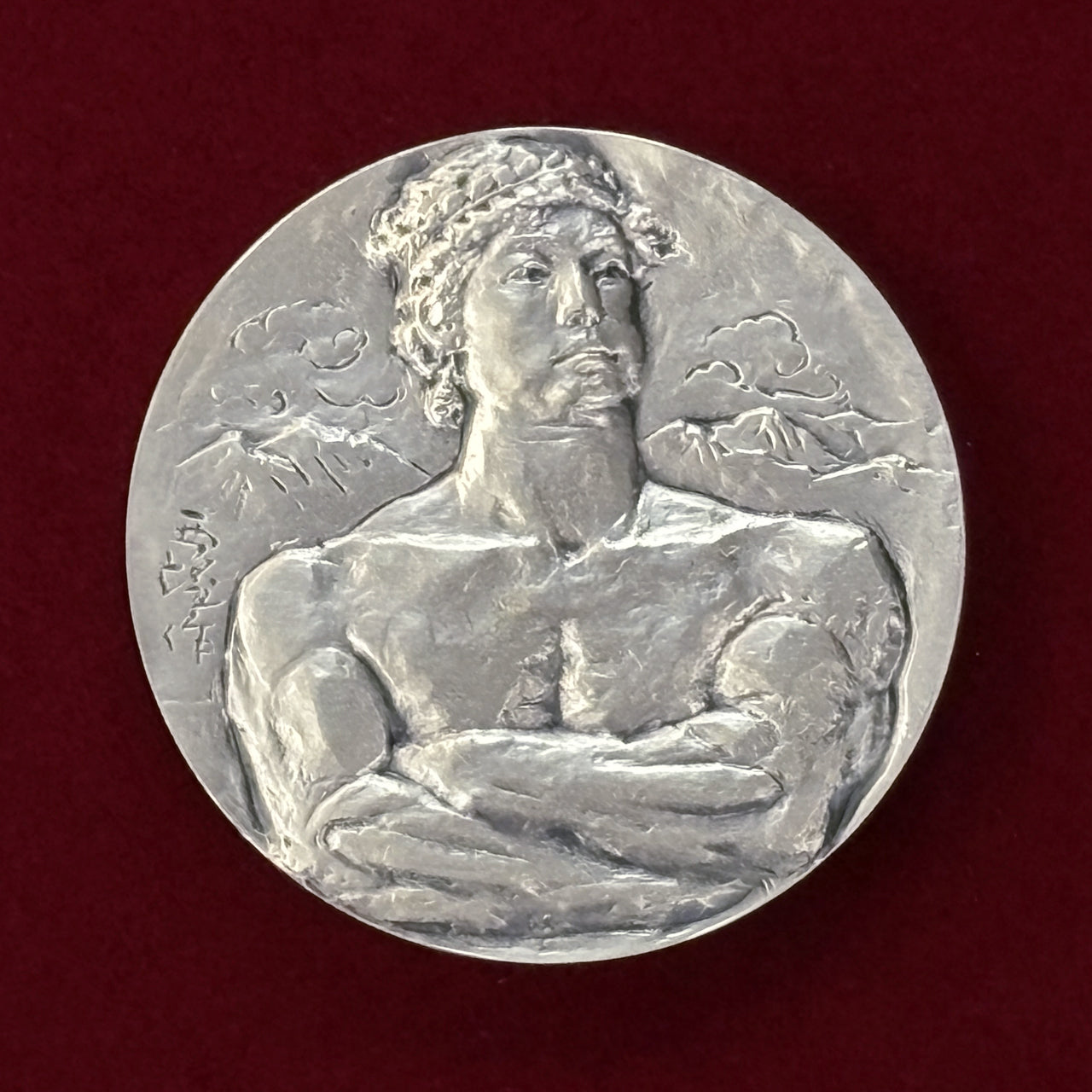 【日本】札幌オリンピック記念 銀製メダル 昭和47(1972)［B-0000431］