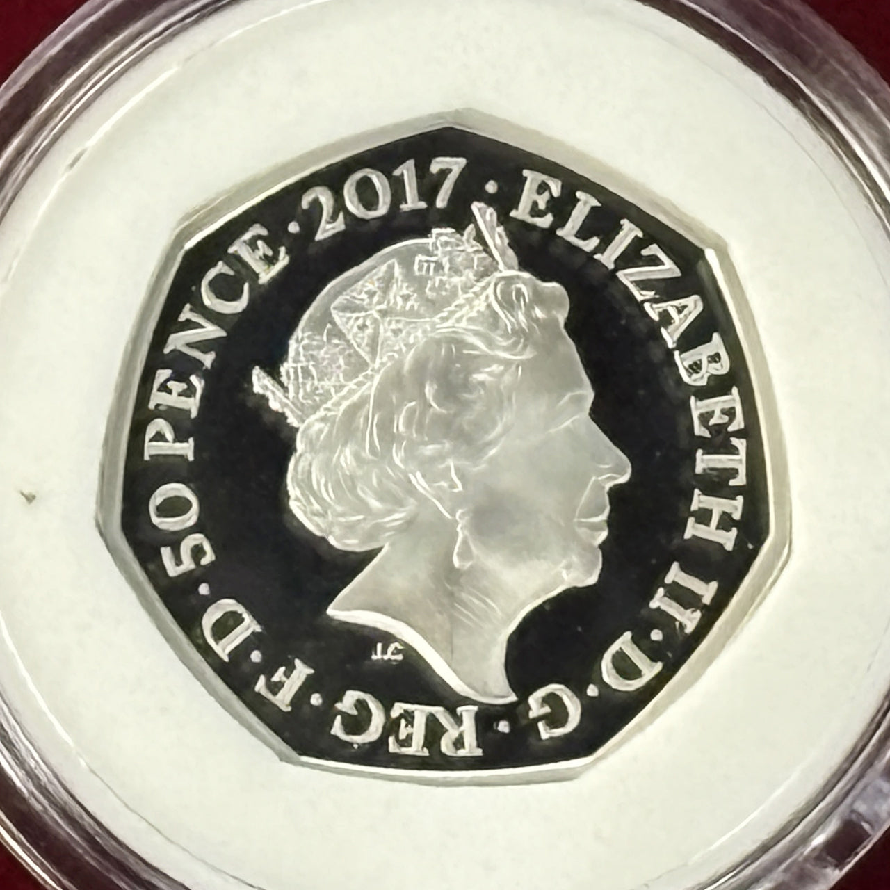2017年 ベンジャミン・バニー 50ペンス銀貨 シルバープルーフ【BOX付】 イギリス】ベンジャミン・バニー 50ペンス 銀貨 プルーフ 2017 絵本付
