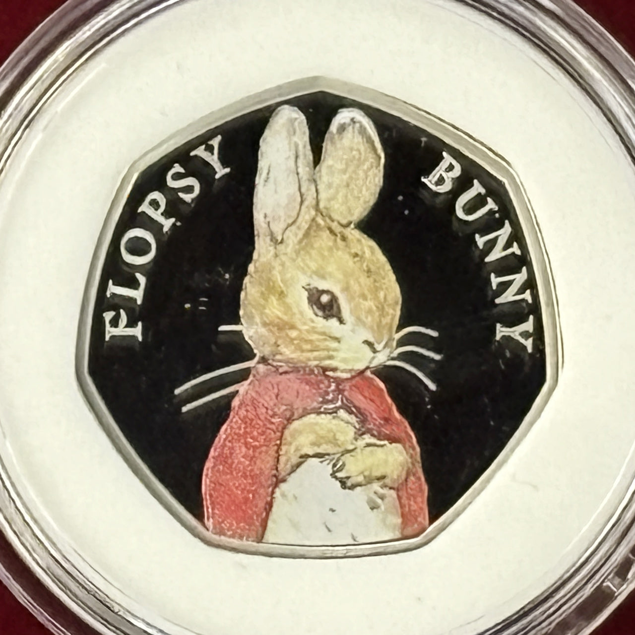 [UK] Flopsy 50 Pence Silver Proof Coin 2018 Limited Edition Gift Set with Picture Book [B-0000437]
