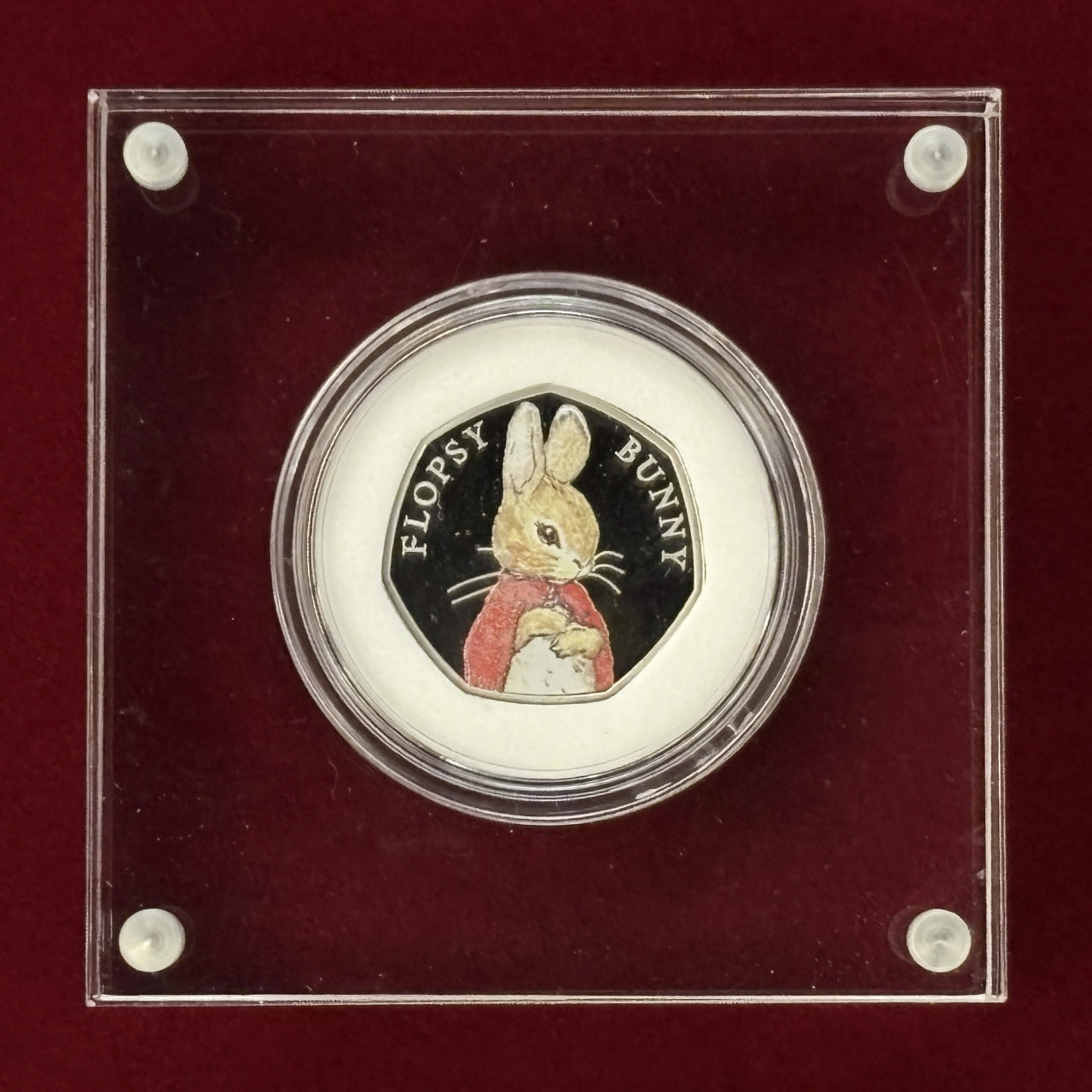 [UK] Flopsy 50 Pence Silver Proof Coin 2018 Limited Edition Gift Set with Picture Book [B-0000437]