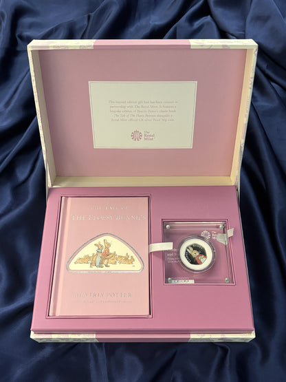 [UK] Flopsy 50 Pence Silver Proof Coin 2018 Limited Edition Gift Set with Picture Book [B-0000437]
